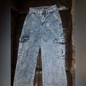 Vintage flair bottom jeans